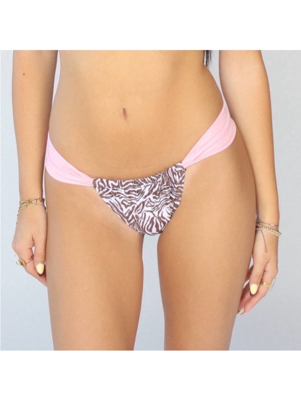 Kinis By Carter Safari Barbie Bikini Bottom Size Small.
